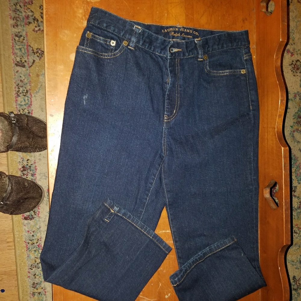 Ralph Lauren denim capris, size 6